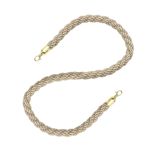 Tofficu Absperrkordel aus Hochwertigem Jute seil mit Goldfarbenen Haken Robustes Sicherheitsseil für Personenleitsysteme Absperrungen bei Events Warteschlangen und Feierlichkeiten Tofficu Absperrkordel aus Hochwertigem Jute seil mit Goldfarbenen Haken Robustes Sicherheitsseil für Personenleitsysteme Absperrungen bei Events Warteschlangen und Feierlichkeiten von Tofficu