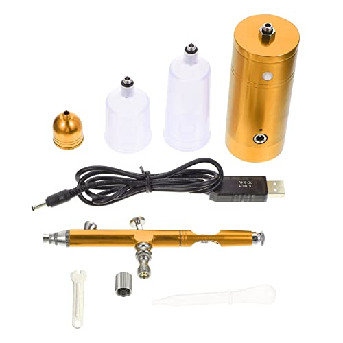 Tofficu Airbrush Set Tragbare USB Ladepistole für Kunstmalerei Modellierung Nagelkunst und Kuchendekoration Ergonomisches Design Minuten Kabellose Nutzung von Tofficu