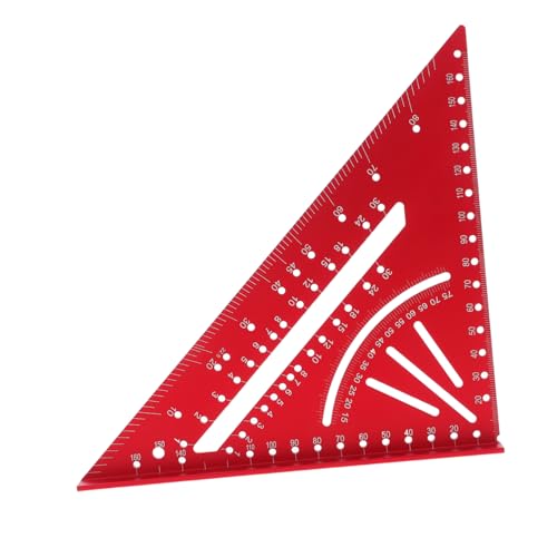 Tofficu Aluminium Dreieckswinkel Messwerkzeug für Holzverarbeitung Zimmermannswinkel mit Metrischer und Imperialer Einteilung aus Langlebiger Aluminiumlegierung für Präzises Tofficu Aluminium Dreieckswinkel Messwerkzeug für Holzverarbeitung Zimmermannswinkel mit Metrischer und Imperialer Einteilung aus Langlebiger Aluminiumlegierung für Präzises von Tofficu