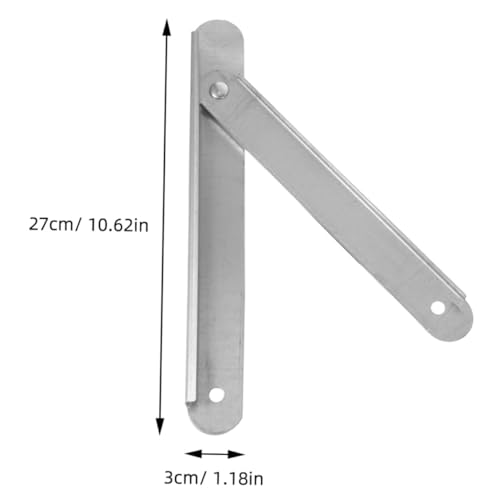 Tofficu Aluminiumlegierung Leiter Verstärkungsstange Robustes Treppenscharnier Ersatzteil Leichte Anbringung für Dachbodenleitern Einfache Montage Stabile Verbindung Tofficu Aluminiumlegierung Leiter Verstärkungsstange Robustes Treppenscharnier Ersatzteil Leichte Anbringung für Dachbodenleitern Einfache Montage Stabile Verbindung von Tofficu