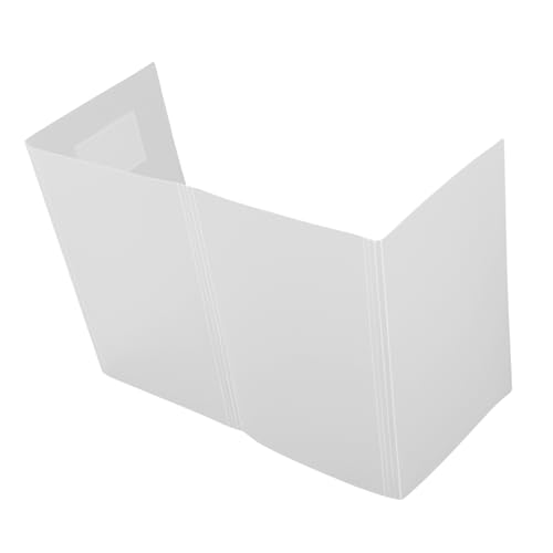 Tofficu Anti-sprüh-ablenkblech Niesen Rezeption Schreibtisch Partition Bewachen Teiler Spritzschutz Hustenschutz Niesschutz Schilde Abnehmbare Tischplatte Transparent Abs von Tofficu