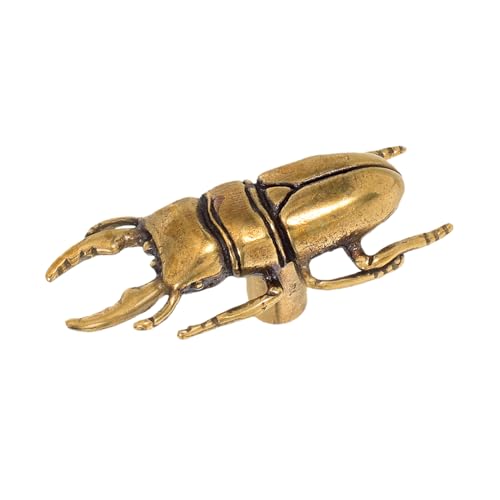 Tofficu Antike Messing Insekten Möbelknöpfe mit Schrauben Dekorative Insektengriffe für Kommoden Schränke Kleiderschränke Langlebige Einfach zu Montierende Messingbeschläge von Tofficu