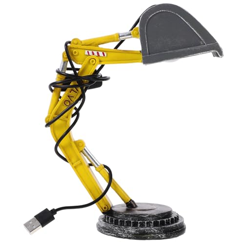 Tofficu Bagger Tischlampe Jungen Und Mädchen Schlafzimmer Bagger Schreibtischlampe Konstruktionsleuchten Für Wiederaufladbare Leuchten von Tofficu