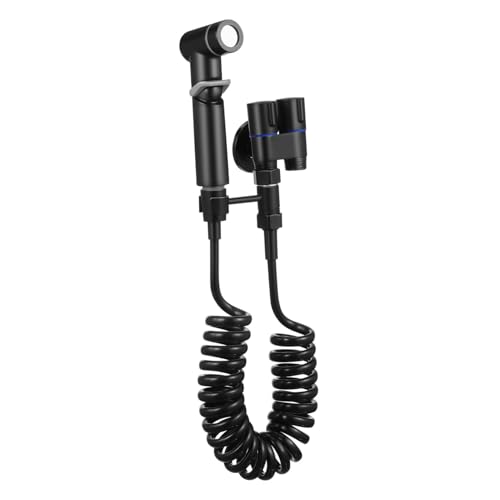 Tofficu Bidet Wasserhahn Adapter Dualdüse Ventil Sprühaufsatz Leckfrei Kompakt für Toilette und Waschbecken Badezimmer Küche Schwarz Tofficu Bidet Wasserhahn Adapter Dualdüse Ventil Sprühaufsatz Leckfrei Kompakt für Toilette und Waschbecken Badezimmer Küche Schwarz von Tofficu