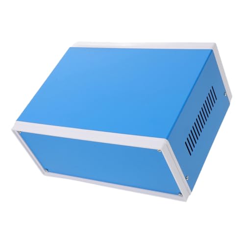 Tofficu Blaue Metall Anschlussdose mit Front und Rückwand DIY Elektronikgehäuse Wasserdichtes Verteilerdose Gehäuse für Außenbereich Robuste Kabelbox für Elektroprojekte Tofficu Blaue Metall Anschlussdose mit Front und Rückwand DIY Elektronikgehäuse Wasserdichtes Verteilerdose Gehäuse für Außenbereich Robuste Kabelbox für Elektroprojekte von Tofficu