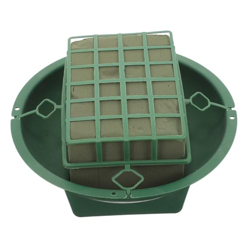 Tofficu Blumen Steckschaum Schale mit Halter für Frischblumen und Kunstblumen Langlebiger Steckschwamm mit Cage Vielseitig für Hochzeiten Geburtstage und DIY Blumendekorationen Tofficu Blumen Steckschaum Schale mit Halter für Frischblumen und Kunstblumen Langlebiger Steckschwamm mit Cage Vielseitig für Hochzeiten Geburtstage und DIY Blumendekorationen von Tofficu