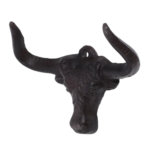 Tofficu Bull Heads Wandhaken Gusseisen Dekorativer Kleiderhaken für Mäntel Handtücher Hüte und Taschen Kreative Wanddekoration für Wohnräume und Schlafzimmer Tofficu Bull Heads Wandhaken Gusseisen Dekorativer Kleiderhaken für Mäntel Handtücher Hüte und Taschen Kreative Wanddekoration für Wohnräume und Schlafzimmer von Tofficu