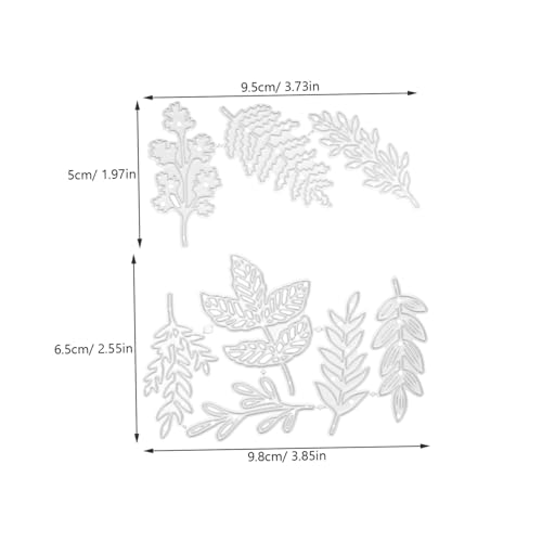 Tofficu Carbon Steel Leaf Design Cutting Dies Metall Stanzschablonen für DIY Scrapbooking Album Kartengestaltung Langlebig Stabil Tofficu Carbon Steel Leaf Design Cutting Dies Metall Stanzschablonen für DIY Scrapbooking Album Kartengestaltung Langlebig Stabil von Tofficu