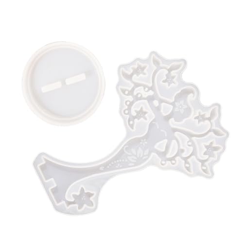 Tofficu DIY Silikonform Beauty Shaped Ornament Mold für Epoxidharz Schmuckständer Flexible Reißfeste Silikonform für Schmuckdisplay Geschenkidee für Damen Langlebig Lebensmittelecht von Tofficu