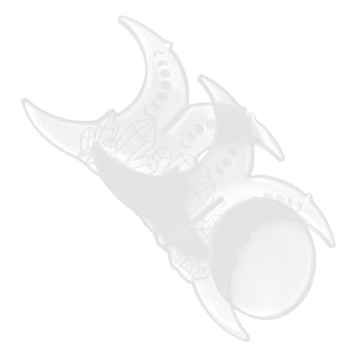 Tofficu DIY Wasserpflanzenhalter Silikonform für Epoxidharz Gießen Transparent Castle Moon Design Wiederverwendbar Hitzebeständig für Kristallharz Bastelprojekte und Tischdekoration von Tofficu