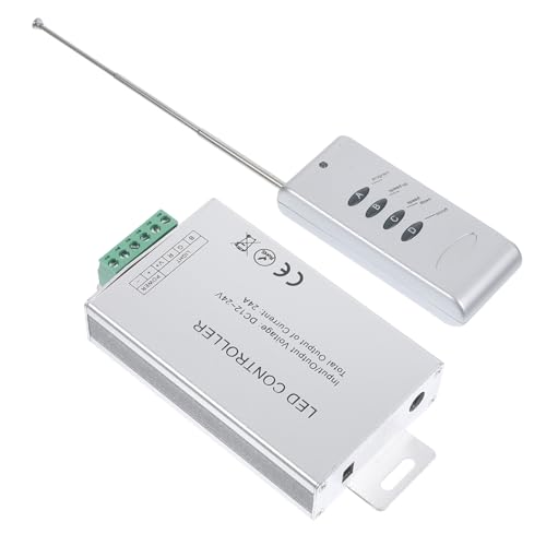 Tofficu Dc LED Controller mit Tasten Fernbedienung Pwm Ausgang ohne Sichtverbindung für LED Streifen Licht Steuerung bis von Tofficu
