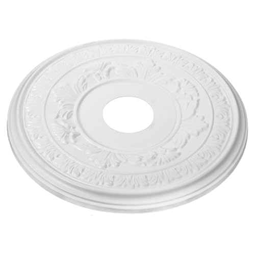 Tofficu Deckenmedaillon Kunststoff Elegantes Rundes Design für Moderne Beleuchtung für Zuhause Büro und Geschäft Installieren Dekorative Deckenleuchte Tofficu Deckenmedaillon Kunststoff Elegantes Rundes Design für Moderne Beleuchtung für Zuhause Büro und Geschäft Installieren Dekorative Deckenleuchte von Tofficu
