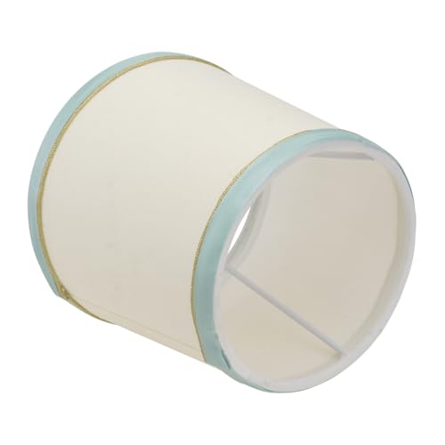 Tofficu Dekorativer Stoff Lampenschirm Hellblau PVC Lampenabdeckung für Tischleuchten Wandlampen Deckenleuchten Vielseitig Einsetzbar Langlebiges Material von Tofficu