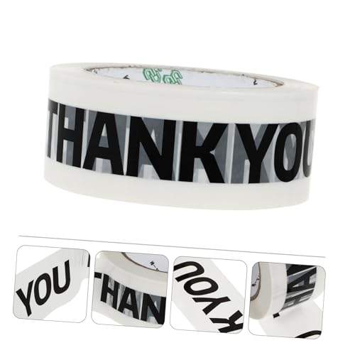 Tofficu Dekoratives Geschenkverpackungsband Selbstklebend mit Thank You Vielseitiges DIY Klebeband für Geschenkverpackung und Büro Langlebig und Farbintensiv von Tofficu