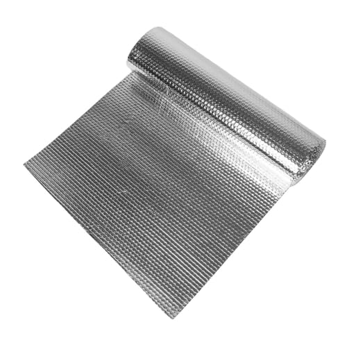 Tofficu Doppelseitige Aluminiumfolie Isolierrolle mit Blasenstruktur Wärmereflektierende Dämmfolie für Heizkörper und Wände Einfache Montage Hitzebeständige Reflexionsfolie für Wohn und Tofficu Doppelseitige Aluminiumfolie Isolierrolle mit Blasenstruktur Wärmereflektierende Dämmfolie für Heizkörper und Wände Einfache Montage Hitzebeständige Reflexionsfolie für Wohn und von Tofficu