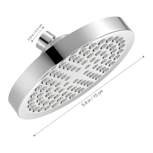 Tofficu Duschkopf mit Verstellbarem Winkel Hochdruck Wasserfall Duschbrause Antiblockierende Silikondüsen Messing Kugelgelenk Einfache Installation Ersatz für Badezimmer Dusche von Tofficu