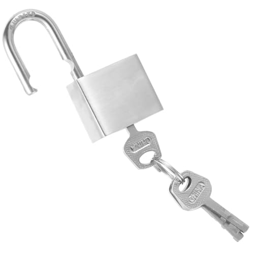 Tofficu Edelstahl Vorhängeschloss Kleines Rostfreies Sicherheitsschloss mit Schlüssel Rost Outdoor Schloss für Fenster Türen Schränke Schmuckkästen Robust und Langlebig Tofficu Edelstahl Vorhängeschloss Kleines Rostfreies Sicherheitsschloss mit Schlüssel Rost Outdoor Schloss für Fenster Türen Schränke Schmuckkästen Robust und Langlebig von Tofficu