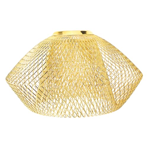 Tofficu Eisen Lampenschirm Hohl Design Deckenleuchte Abdeckung Pendelleuchte Lampenschirm für Wohnzimmer Küche Bar Restaurant Bereich von Tofficu