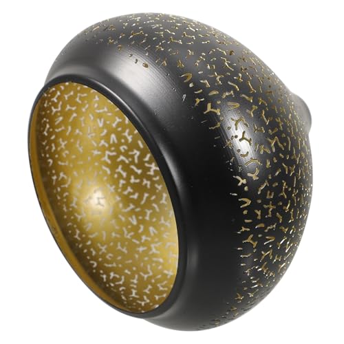 Tofficu Eiserner Lampenschirm mit Filigranem Hohldesign Schwarzer Stilvoller Deckenlampen Ersatz Eleganter Vintage Look für Wohnzimmer und Schlafzimmer von Tofficu