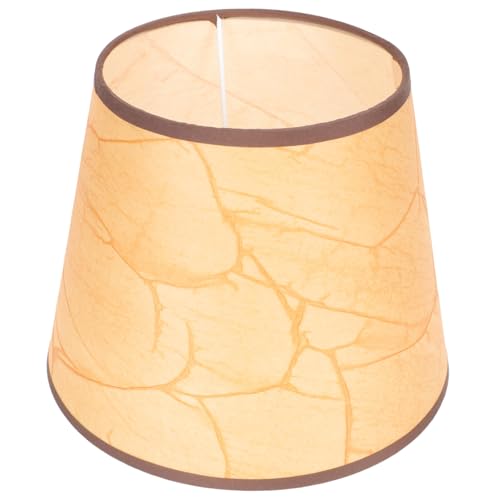 Tofficu Eleganter Langlebiger Lampenschirm aus Kunststoff Dekoratives Lampenzubehör für Tisch Wand und Deckenlampen Stilvolles Wohnraumlicht Taupe Farbton von Tofficu