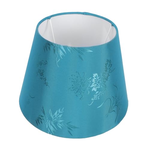 Tofficu Eleganter Stofflampenschirm mit Zartem Stickdesign für Leuchten Stilvolle Tischlampe Wohnaccessoire für Künstlerische von Tofficu