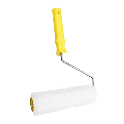 Tofficu Entlüftungsroller Selbstnivellierend Spiked Defoaming Brush für Maler Bodenbeschichtung Ausgleichsmasse Floor Roller Langlebiges Kunststoffmaterial von Tofficu