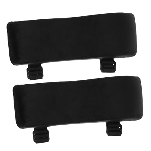 Tofficu Ergonomische Memory schaum Armlehnenpolster für Bürostuhl Gaming Stuhl und Passend Schwarz Weiche Armstütze für Langanhaltenden Komfort von Tofficu
