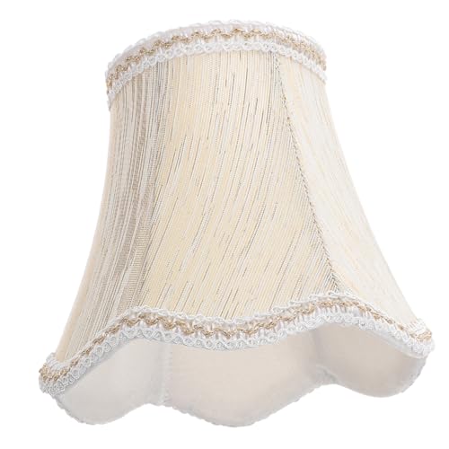 Tofficu Europäischer Lampenschirm Stoff Lampenschirm Ersatz Abdeckung für Hängelampe Wandlampe Deckenlampe Wohnzimmer Schlafzimmer Akzentbeleuchtung von Tofficu