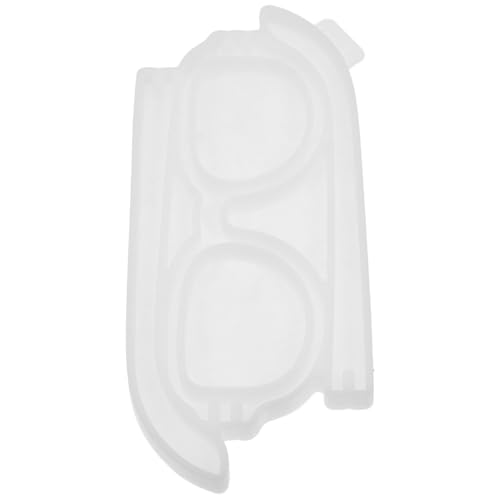Tofficu Flexible Silikonform für Epoxidharz DIY Gießform in Brillenform Langlebig und Wiederverwendbar Feine Details für Kreative Tischdeko Geeignet für Bastelprojekte und Harzkunst von Tofficu