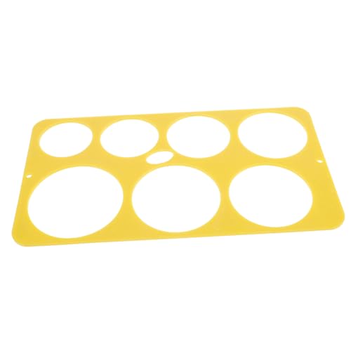 Tofficu Früchte Messlineal mit Löchern Robuster Citrus Durchmesser Messer Tragbares Messgerät für Mandarinen und Orangen Mehrloch Design Langlebig und Einfach zu Bedienen Zufällige Farbe Tofficu Früchte Messlineal mit Löchern Robuster Citrus Durchmesser Messer Tragbares Messgerät für Mandarinen und Orangen Mehrloch Design Langlebig und Einfach zu Bedienen Zufällige Farbe von Tofficu