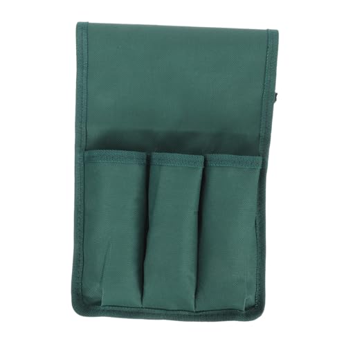 Tofficu Gartensitz mit Seitentasche Gartengeräte Organizer Aufbewahrungstasche für Gartenarbeit Kniebank mit Robustem Reißfestem Material und Mehreren Taschen für Kleine Werkzeuge von Tofficu