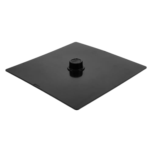 Tofficu Gips -Puppen -Chassis Handwerksbedarf Skulptur Basis quadratische Basen Basis anzeigen Gussform Skulpturenständer Grunddekoration quadratischer Stand Plastik Schwarz von Tofficu