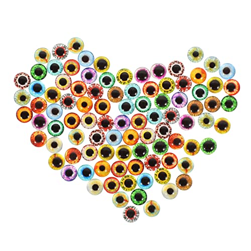 Tofficu Glas-augapfel-Patches 16 Mm Augen Puppenmaterialien Schmuck-Patches Robuste Formen von Tofficu