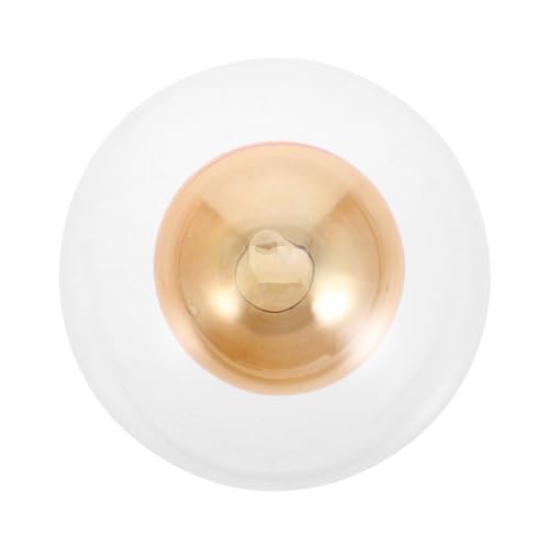 Tofficu Glaskugel Lampenschirm Transparent Doppelglas Lampenschirm Ersatz für Wohnzimmer Esszimmer Schlafzimmer Modern Minimalistischer von Tofficu