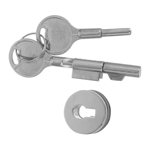 Tofficu Glastürschloss Sperren Sie für den Kühlschrank Kühlschrankschloss mit Kindersicherung Kühlschrankfensterschloss Hochleistungskühlschrankschloss Kühlschrankschlüssel Kupfer Silber Tofficu Glastürschloss Sperren Sie für den Kühlschrank Kühlschrankschloss mit Kindersicherung Kühlschrankfensterschloss Hochleistungskühlschrankschloss Kühlschrankschlüssel Kupfer Silber von Tofficu