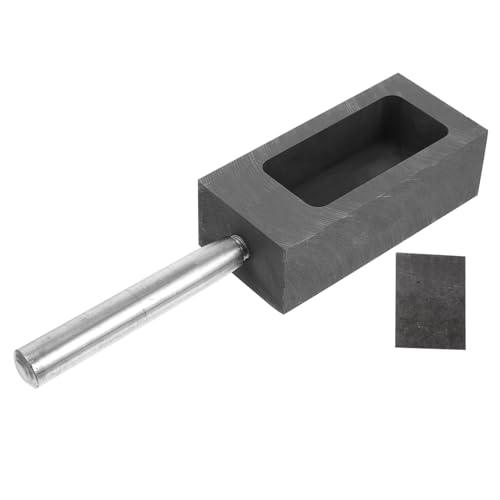 Tofficu Graphit Barrenform Schmelztiegel Hohe Reinheit Hitzebeständig Korrosionsbeständig für Gold Silber Schmuckherstellung DIY Metallgießen Tofficu Graphit Barrenform Schmelztiegel Hohe Reinheit Hitzebeständig Korrosionsbeständig für Gold Silber Schmuckherstellung DIY Metallgießen von Tofficu