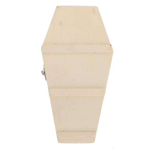 Tofficu Halloween-Sargbox Aus Holz Mini-Sarg-Dekoration Aufbewahrungsbox Für Süßigkeiten-Schmuck Holzsärge Zum Basteln Leckerli-Tabletts (15 2 Cm) von Tofficu