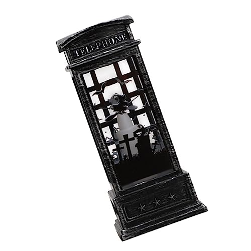 Tofficu Halloween Windlicht Deko LED Lampe Ornament mit Hexenbesen Design Retro Stil Halloween Tischlampe für Innen Stimmungsvolle Beleuchtung für Party Schlafzimmer und Wohnzimmer Tofficu Halloween Windlicht Deko LED Lampe Ornament mit Hexenbesen Design Retro Stil Halloween Tischlampe für Innen Stimmungsvolle Beleuchtung für Party Schlafzimmer und Wohnzimmer von Tofficu