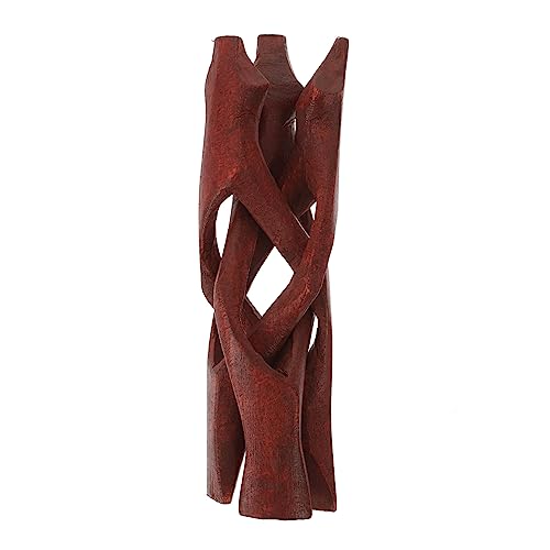 Tofficu Handgefertigter Holz Dreibein Ständer Schlange Form Stabiler Abalone Halter Eleganter Geschnitzter Displayständer Robust und Verschleißfest für Zuhause und von Tofficu
