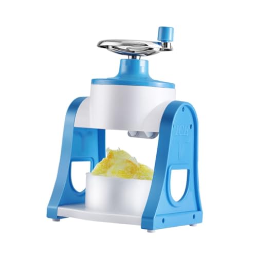 Tofficu Handkurbel Eiszerkleinerer für Zuhause Mini Manueller Eisrasierer für Feines Eis für Slush Smoothies und Schneecones Blau Tofficu Handkurbel Eiszerkleinerer für Zuhause Mini Manueller Eisrasierer für Feines Eis für Slush Smoothies und Schneecones Blau von Tofficu