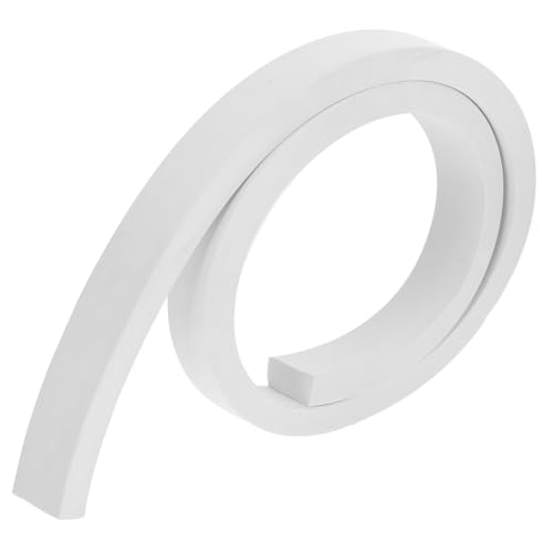 Tofficu Hochtemperaturbeständiger Silikonschaum Dichtung Stoßdämpfende Gummidichtung für Fenster Tür Abdichtung Isolierend Kompriband von Tofficu