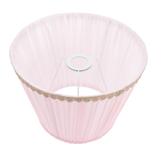 Tofficu Hochwertiger Stoff Lampenschirm Fassung Tischleuchte Lampenabdeckung Staubschutz Robuster Eisenhalter Für Schreibtisch Nachttisch Wohnzimmer Rosa Tofficu Hochwertiger Stoff Lampenschirm Fassung Tischleuchte Lampenabdeckung Staubschutz Robuster Eisenhalter Für Schreibtisch Nachttisch Wohnzimmer Rosa von Tofficu