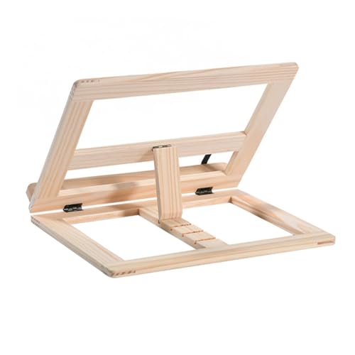 Tofficu Holz Buchständer Leseständer Verstellbar Hands Lesepad Desktop Book Rack für Bücher Tablet Magazine Dokumente Multifunktionaler Stabiler Halter für Schüler Erwachsene Tofficu Holz Buchständer Leseständer Verstellbar Hands Lesepad Desktop Book Rack für Bücher Tablet Magazine Dokumente Multifunktionaler Stabiler Halter für Schüler Erwachsene von Tofficu