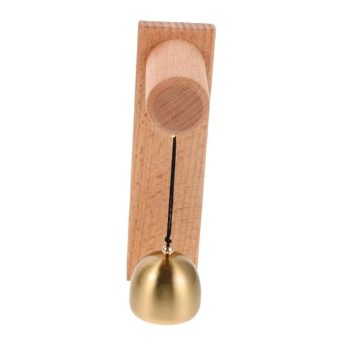 Tofficu Holz-türklingel mit Windspielfunktion Dekorative Ladenglocke für Geschäfts Hauseingang Hörbare Türglocke für Shopkeeper Einfach zu Montierende Willkommensglocke von Tofficu