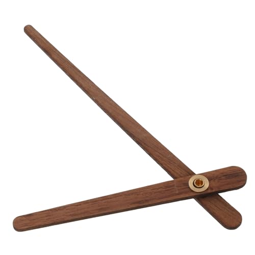 Tofficu Holz uhrzeiger Verschleißfeste Wanduhr Ersatzteile Elegante Schwarze Walnuss Zeiger für DIY Uhr Reparatur und Dekorative Haushaltsuhren Kompatibel mit Meisten Uhren von Tofficu