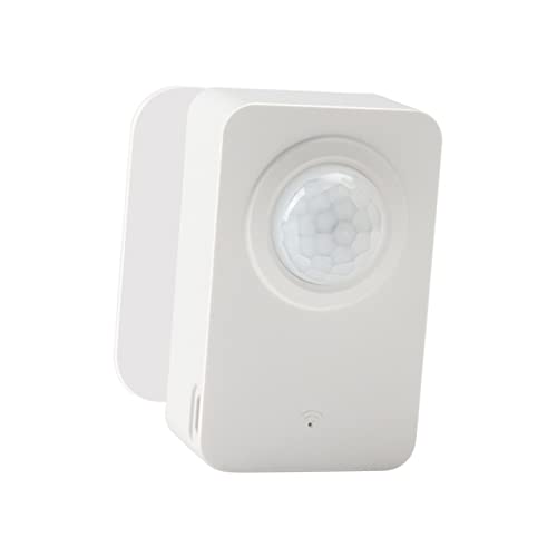Tofficu Intelligenter WiFi Bewegungsmelder Kabelloser Sensor für Heimüberwachung mit Batterie und USB Stromversorgung Einfache Installation ohne Bohren für und Außenbereiche Unterstützt von Tofficu