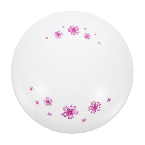 Tofficu Japanischer Kirschblüten Lampenschirm Runde Deckenleuchte für Schlafzimmer Flur Wohnzimmer Küche Feuerschutz Stilvolles Design Blendfreies Licht von Tofficu