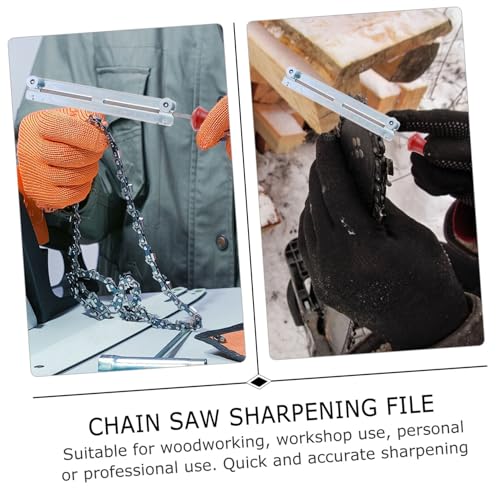 Tofficu Kettensägeschärfer Set mit Holzgriff Tragbarer Kettenschleifer für Schnelle Einfache Kettensägen schärfung Robustes Schärffeilen kit für Holz Metallbearbeitung Rutschfeste Tofficu Kettensägeschärfer Set mit Holzgriff Tragbarer Kettenschleifer für Schnelle Einfache Kettensägen schärfung Robustes Schärffeilen kit für Holz Metallbearbeitung Rutschfeste von Tofficu