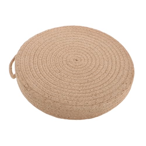 Tofficu Kleiner Geflochtener Hocker für Multifunktionaler Sitzhocker Fußstütze oder Tisch Gras Design für Schuhwechsel und Mehr für Garten und Innenbereich Tofficu Kleiner Geflochtener Hocker für Multifunktionaler Sitzhocker Fußstütze oder Tisch Gras Design für Schuhwechsel und Mehr für Garten und Innenbereich von Tofficu