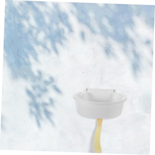 Tofficu Kompaktes Wandwaschbecken aus Robustem Kunststoff Platzsparend und Bohrfrei Halbrundes Mini-handwaschbecken für Kleine Räume Balkone Apartments und Wohnmobile von Tofficu